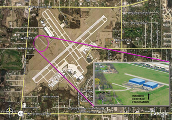 Warbird Heritage Foundation Aerial View